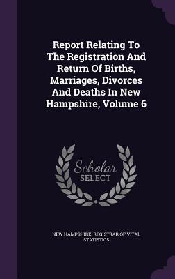 Download Report Relating to the Registration and Return of Births, Marriages, Divorces and Deaths in New Hampshire, Volume 6 - New Hampshire Registrar of Vital Statis | ePub