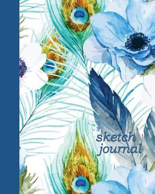 Full Download Sketch Journal: Feathers and Flowers 8x10 (Diary, Notebook): Lightly Lined with Extra Wide Outer Margins for Doodles and Sketches. -  | ePub