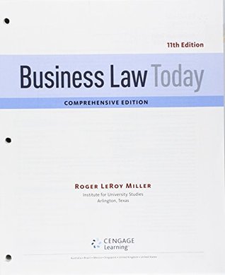 Read Business Law Today, Comprehensive Edition [with LMS MindTap Business Law 1-Term Access Code] - Roger LeRoy Miller file in ePub