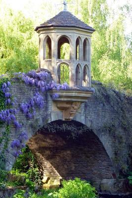 Read A Stone Bridge Draped with Purple Wisteria in a Formal Garden Journal: 150 Page Lined Notebook/Diary -  | ePub