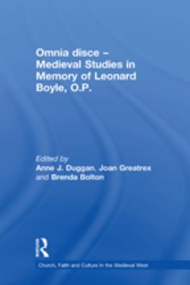 Download Omnia Disce - Medieval Studies in Memory of Leonard Boyle, O.P. - Joan Greatrex file in PDF