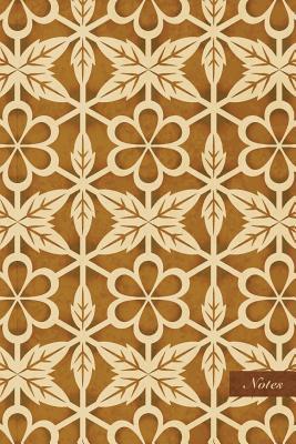 Full Download Notes: 6x9 Unruled Blank Notebook - Polygon Cross Frame Garden Flower Leaf - Retro Brown Worn Out Vintage Seamless Pattern Cover. Matte Softcover and Cream Interior Papers. -  file in ePub