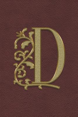 Read Journal: Gold D Initial Design Cover / College-Rule Lined Journal / Notebook / Diary / Composition Book - 6 X 9 Ruled Paper - 100 Pages -  | PDF