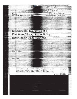 Full Download Experimental Evaluation of a Flat Wake Theory for Predicting Rotor Inflow-Wake Velocities - National Aeronautics and Space Administration file in PDF