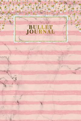 Download Bullet Journal: Marble   Gold Trendy Journal 120-Page 1/4 Inch Dot Grid Notebook 6 X 9 Marble & Gold Perfect Bound Softcover -  file in PDF