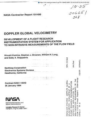 Full Download Doppler Global Velocimetry: Development of a Flight Research Instrumentation System for Application to Non-Intrusive Measurements of the Flow Field - National Aeronautics and Space Administration file in PDF