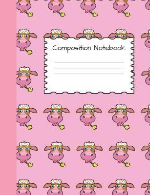 Read Online Composition Notebook Happy Cow: College Ruled Journal to Write in for School, Take Notes, for Kids, Students, Teachers, Homeschool, Pink Cover - Lucky Farmer file in PDF