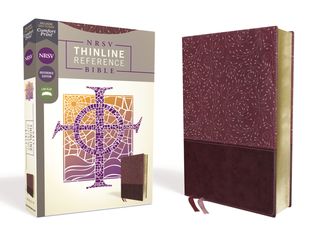 Download NRSV, Thinline Reference Bible, Leathersoft, Burgundy, Comfort Print - Zondervan | PDF