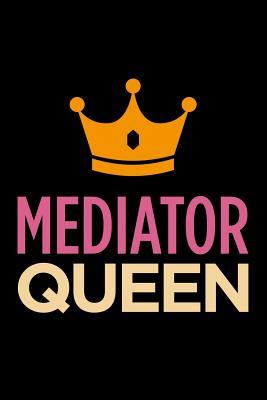 Read Online Mediator Queen: Blank Lined Novelty Office Humor Themed Notebook to Write In: With a Practical and Versatile Wide Rule Interior: Pink and Orange Cover -  | ePub