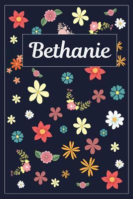 Read Bethanie: Lined Writing Notebook with Personalized Name 120 Pages 6x9 Flowers -  | ePub