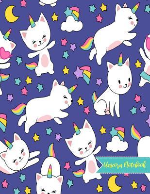 Read Online Unicorn Notebook: Cute Kawaii Journal and Diary Large 8.5 x 11 Matte Cover with Blank Lined Ruled White Paper Interior - Perfect for School, Gifts for Kids (Girls and Boys), Party Favors for Birthday, Activity Book for Arts and Crafts - Audrina Norton file in ePub