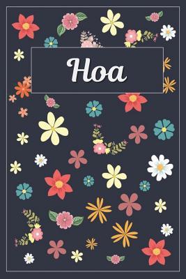 Download Hoa: Lined Writing Notebook with Personalized Name 120 Pages 6x9 Flowers -  | ePub