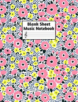 Download Blank Sheet Music Notebook: Easy Blank Staff Manuscript Book Large 8.5 X 11 Inches Musician Paper Wide 12 Staves Per Page for Piano, Flute, Violin, Guitar, Trumpet, Drums, Cello, Ukelele and other Musical Instruments - Code: A4 8317 - Jazmine Forbes file in PDF