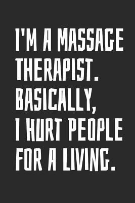 Full Download I'm A Massage Therapist. Basically, I Hurt People For A Living: Blank Lined Notebook -  | PDF