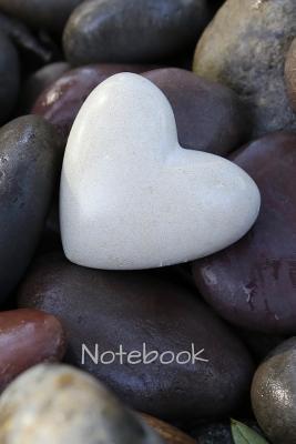 Read Notebook: 6 X 9 150 page college lined soft covered journal, notebook, diary with heart shaped rock on a matte cover -  file in ePub