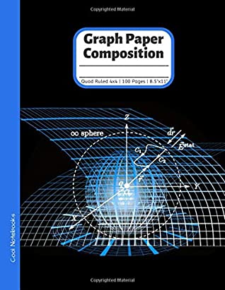 Read Graph Paper Composition: Quad Ruled 4x4  100 Pages  Large 8.5X11  Grid Paper Notebooks for Students (Cool Notebooks) -  | ePub