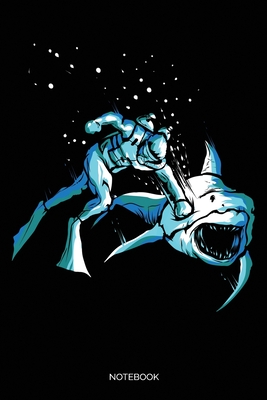 Download Notebook: Blank Lined Journal 6x9 - Scuba Diver Fighting Shark Notebook I Funny Gift for Underwater Diving Lovers - Scuba Diving Publishing file in PDF