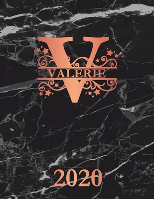 Download Valerie: 2020. Personalized Name Weekly Planner Diary 2020. Monogram Letter V Notebook Planner. Black Marble & Rose Gold Cover. Datebook Calendar Schedule - Personalized Planners | ePub